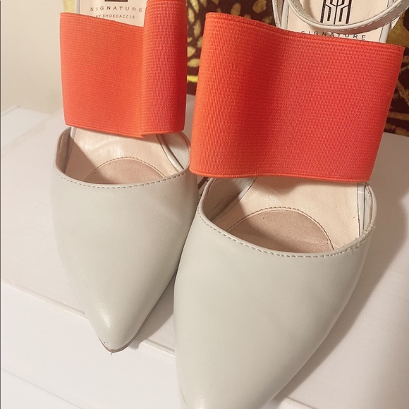 Grey and Orange heel - Picture 7 of 8